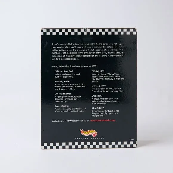 Hot Wheels 1998 Special Edition Racing Series II Toys R Us 50 Years SEALED 8 car - Picture 3 of 8